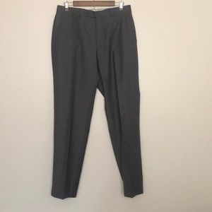 Mantoni Gray Wool Dress Pants